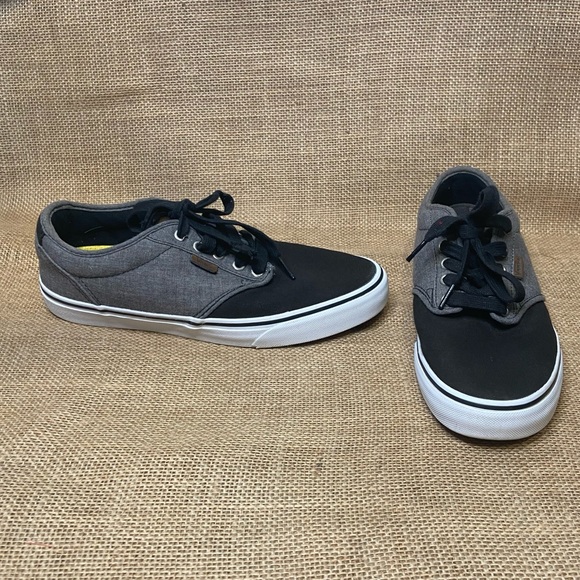 Vans Other - Vans Atwood Deluxe Sneakers Black/Gray size 8.5